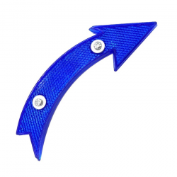 Réflecteur de jante bleu Lot de 2