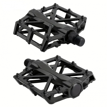Pédales Vélo Aluminium X Noir 9/16