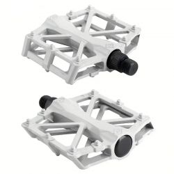 Pédales Vélo Aluminium X Blanche 9/16