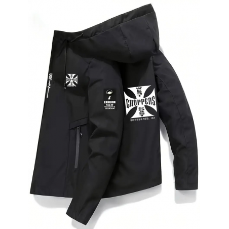 Veste Zip A Capuche / Coupe Vent West Coast Choppers