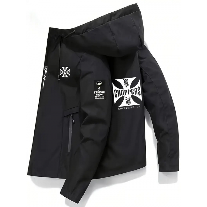 Veste Zip A Capuche / Coupe Vent West Coast Choppers