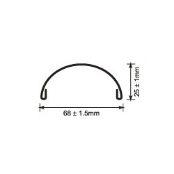 Garde-Boue 26" Noir 67mm