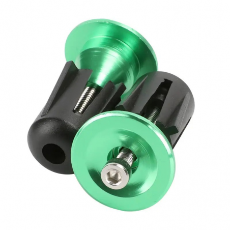 Embout de guidon Vélo Alu Light Vert