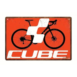 Plaque Murale Métal "CUBE" Art Déco Vintage