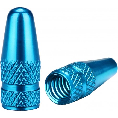 Bouchon de valve Presta Bleu Clair (La paire - lot de 2)
