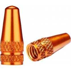 Bouchon de valve Presta Orange (La paire - lot de 2)