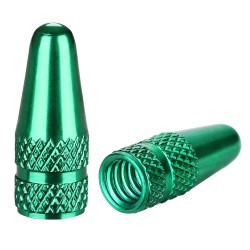 Bouchon de valve Presta Vert (La paire - lot de 2)