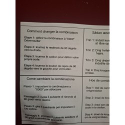 Antivol à Câble 60cm en Acier Réinitialisable à 4 Chiffres