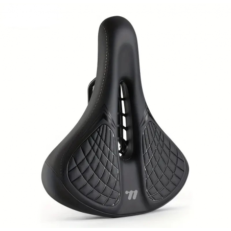 Selle Vélo WB Respirante Confortable Noir
