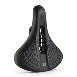 Selle Vélo WB Respirante Confortable Noir