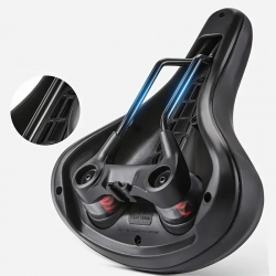 Selle Vélo WB Respirante Confortable Noir