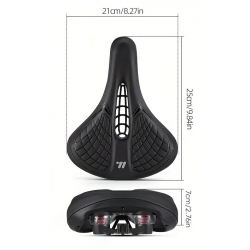 Selle Vélo WB Respirante Confortable Noir