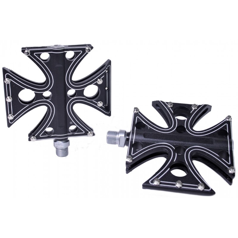 Pédales Vélo Croix de Malte 9/16