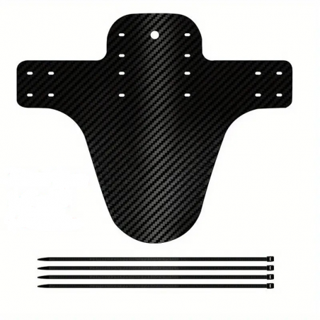 Garde-Boue Avant Ou Arrière Noir Aspect Carbone