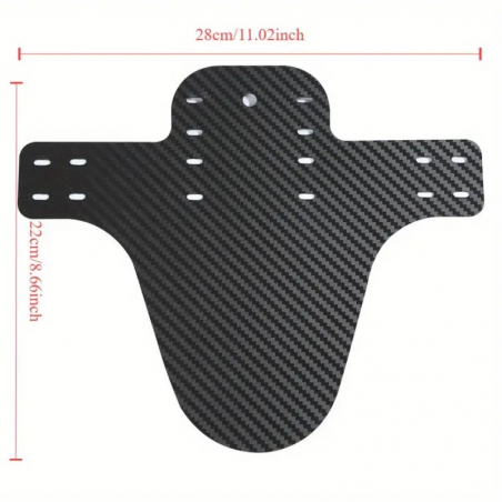 Garde-Boue Avant Ou Arrière Noir Aspect Carbone Garde-Boue Avant Ou Arrière Noir Aspect Carbone