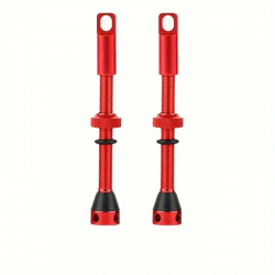 VALVE TUBELESS PRESTA CUSTOM ROUGE 60MM (X2)