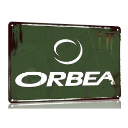 Plaque Murale Métal "ORBEA" Art Déco Vintage