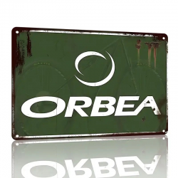 Plaque Murale Métal "ORBEA" Art Déco Vintage