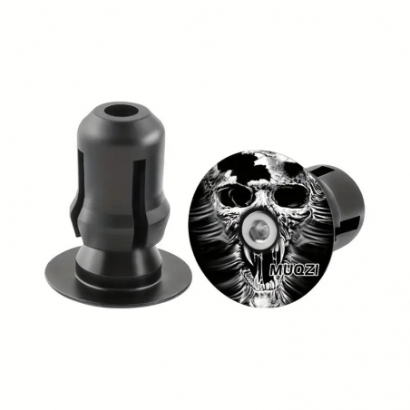 Embout de guidon Vélo Skull