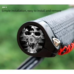 Embout de guidon Vélo Skull