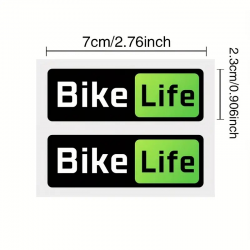 Sticker de cadre Bike Life Vert (Lot de 2)