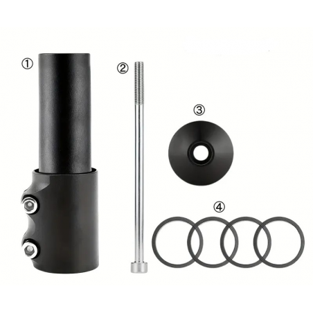 Extension de pivot de fourche Headset 1" 1/8ème