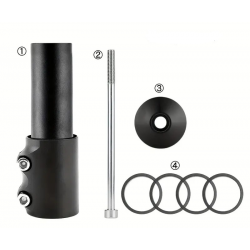 Extension de pivot de fourche Headset 1" 1/8ème