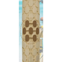 Pneu Vélo crème 26 pouces Knobby 26 x 2.125 Crème 57-559