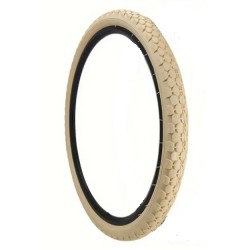 Pneu Vélo crème 26 pouces Knobby 26 x 2.125 Crème 57-559