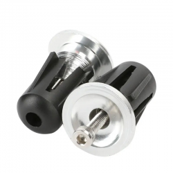 Embout de guidon Vélo Alu Light Silver