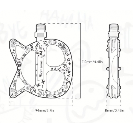 Pédales Vélo CAT Alu CNC / 3 Roulements / Fushia 9/16 Pédales Vélo CAT Alu CNC / 3 Roulements / Fushia 9/16