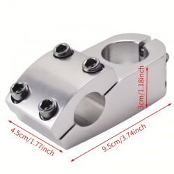 Potence 1" 1/8 pouce BMX / Chopper / Lowrider Cintre 22.2mm Alu