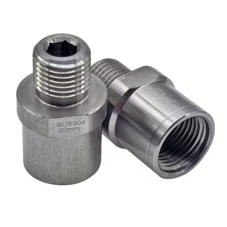 Adaptateur de pédalier 1/2 à 9/16 Argent