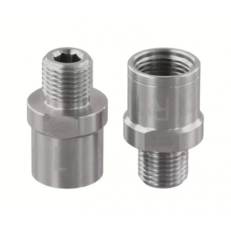 Adaptateur de pédalier 1/2 à 9/16 Argent