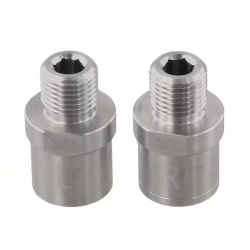 Adaptateur de pédalier 1/2 à 9/16 Argent