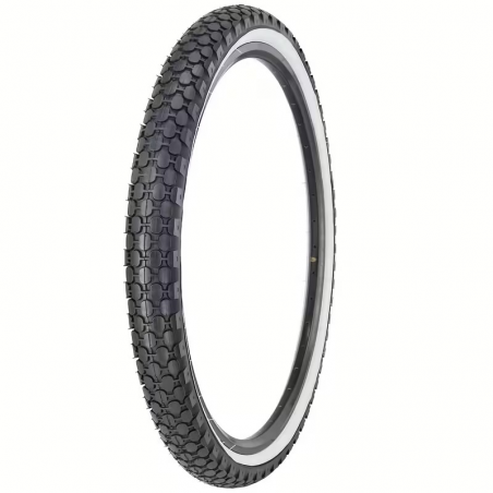 Pneu Knobby 26 x 2.125 Flanc Blanc 57-559 Vélo beach cruiser Electra