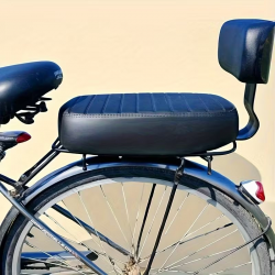Siège De Porte Bagage Arrière Epais Avec Dosseret Pour Passager Vélo