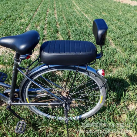 Siège De Porte Bagage Arrière Epais Avec Dosseret Pour Passager Vélo Siège De Porte Bagage Arrière Epais Avec Dosseret Pour Passager Vélo
