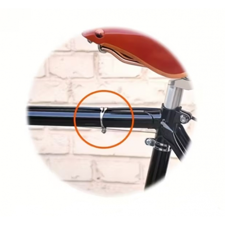 Collier Inox Gaine de frein / Dérailleur / Durite 25.4mm