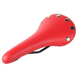 Selle Vélo Fixie Classic Rivet Rouge