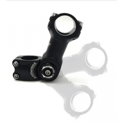 Potence 1" 1/8 pouce réglable Cintre 25.4mm Noir