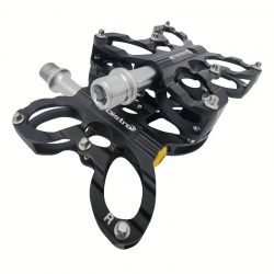 Pédales Vélo BUTTERFLY Alu Noir / 9/16