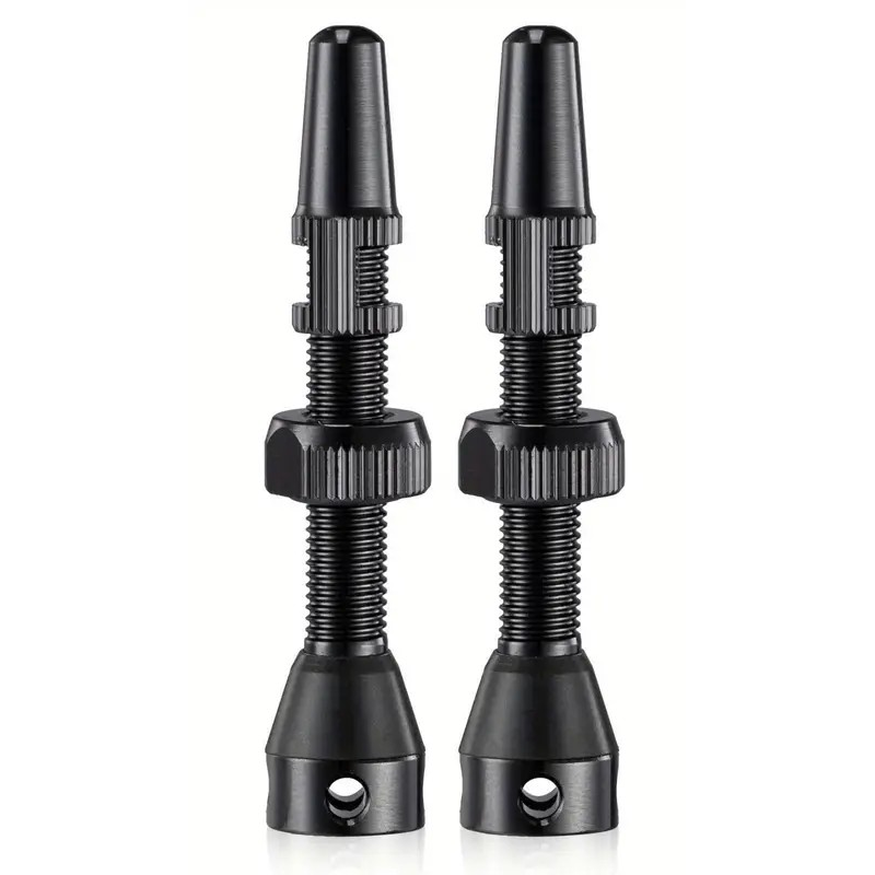 VALVE TUBELESS PRESTA CUSTOM NOIR 40MM (X2) VALVE TUBELESS PRESTA CUSTOM NOIR 40MM (X2)