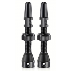 VALVE TUBELESS PRESTA CUSTOM NOIR 40MM (X2)