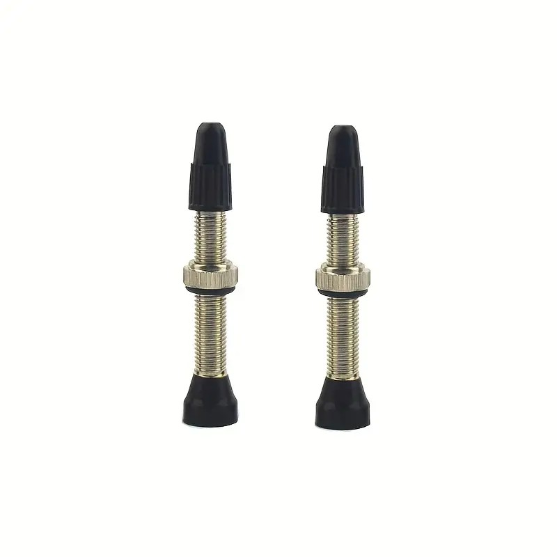 VALVE TUBELESS PRESTA LAITON ARGENT 40MM (X2) VALVE TUBELESS PRESTA LAITON ARGENT 40MM (X2)