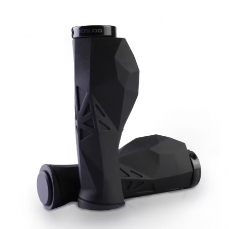 Poignée vélo Confort Antiglisse Noir Ergonomique