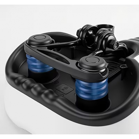 Selle Vélo Respirante Confortable Blanche