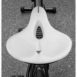 Selle Vélo Respirante Confortable Blanche