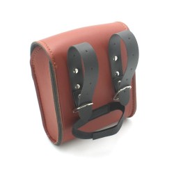 Sacoche de guidon marron pour vélo ou trottinette