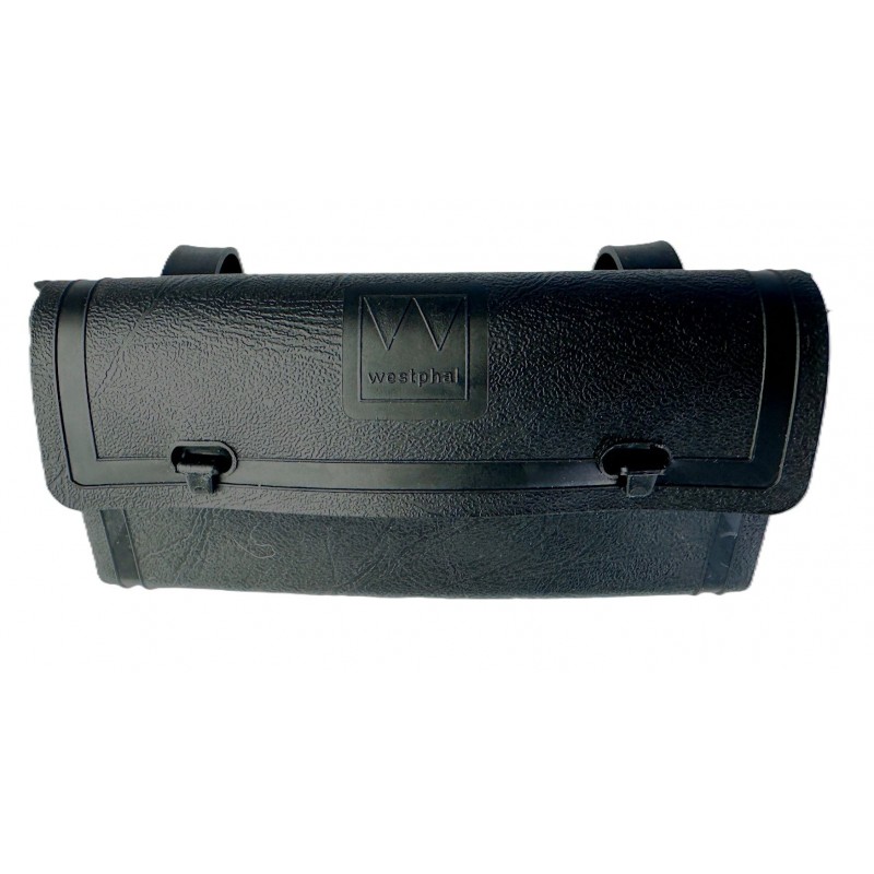 Sacoche de selle Vélo Plastique Vintage Noir